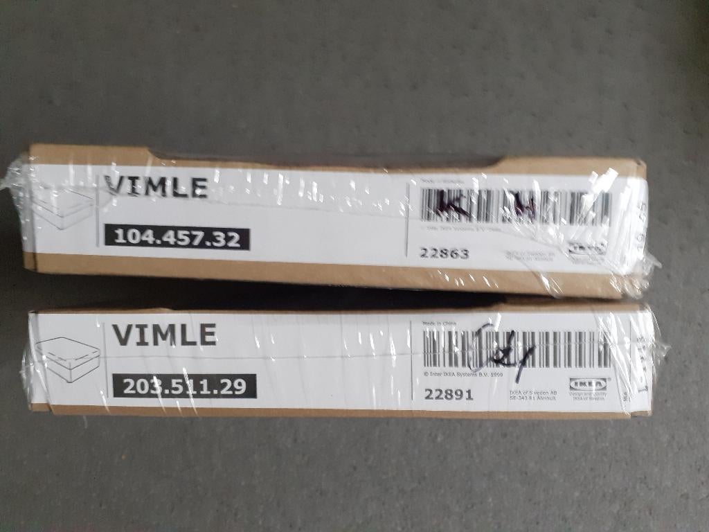 Nieuwe hoes voor de VIMLE voetenbankje ikea, Huis en Inrichting, Banken | Voetenbanken en Poefen, Minder dan 50 cm, 125 cm of meer