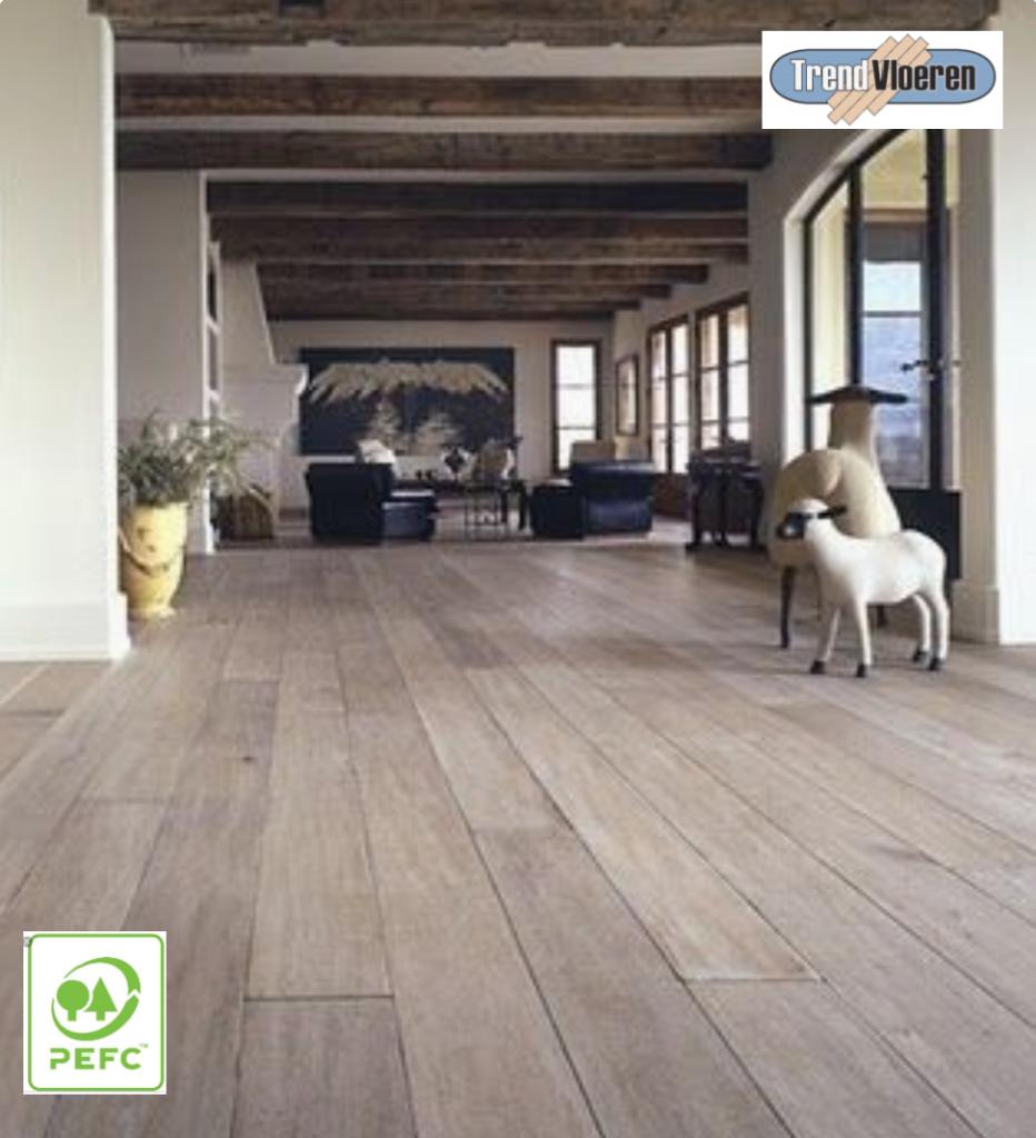 MAGAZIJNVERKOOP grenen en eikenvloer va 19,95 op=op, Nieuw, Trendvloeren, 10 m² of meer, 10 tot 30 cm