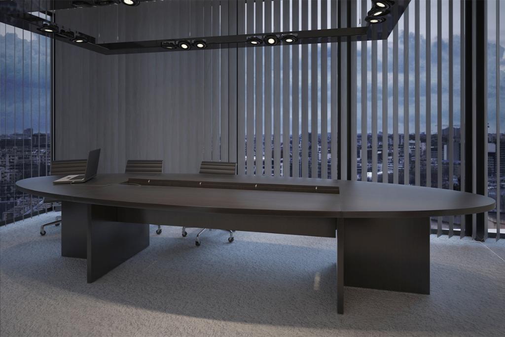 Vergadertafel ovaal 420 x 138 cm | gemonteerd geleverd!, Ophalen of Verzenden, Nieuw