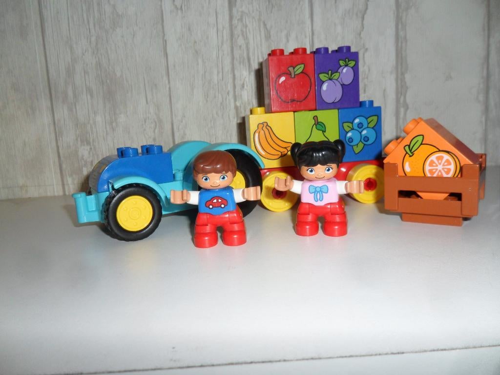 Duplo Mijn eerste tractor, Ophalen of Verzenden, Zo goed als nieuw, Complete set, Duplo