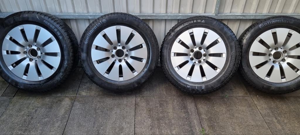 Origineel Mercedes-benz W205, winterbanden, Ophalen, 16 inch, Winterbanden, Banden en Velgen