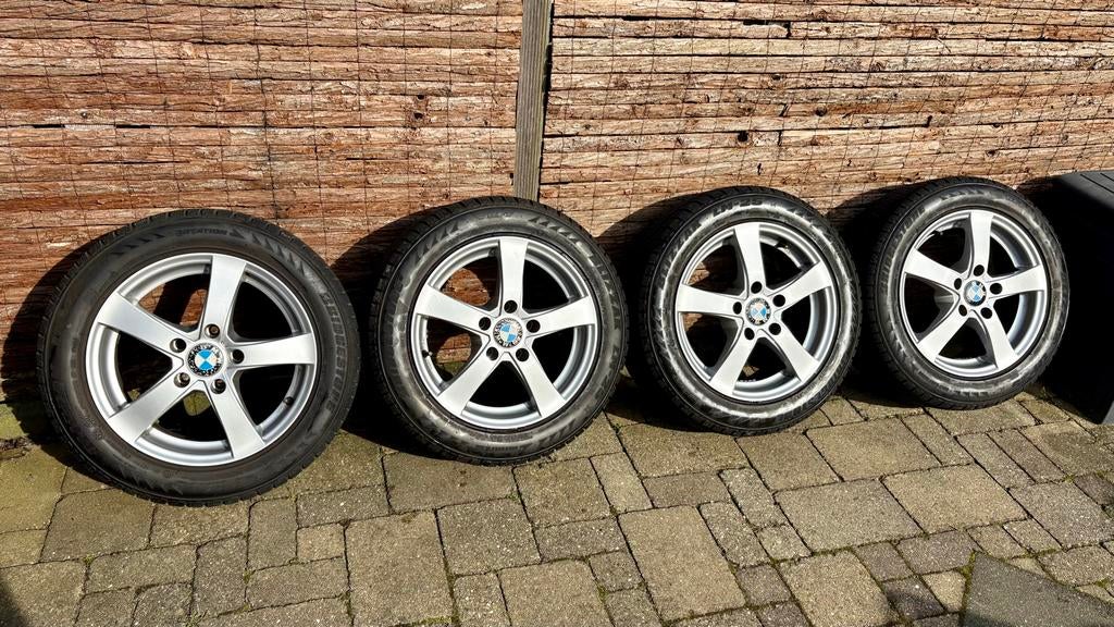 BMW F20 1 Serie Winterbanden met Velgen 205/55/R16, Auto-onderdelen, Banden en Velgen, Ophalen, Gebruikt, 16 inch, Banden en Velgen