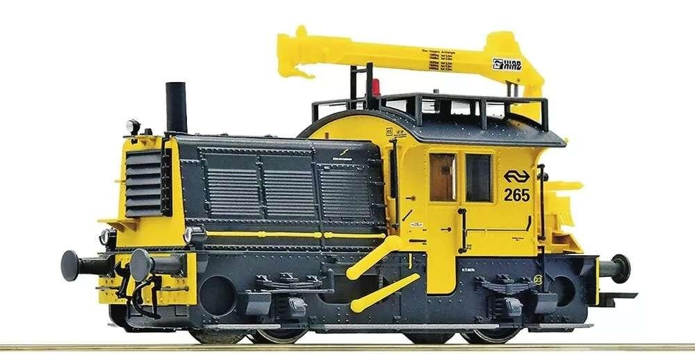 Roco 72014: digitale diesel-rangeerloc 265 NS met geluid, Hobby en Vrije tijd, Modeltreinen | H0, Ophalen of Verzenden, Roco, Gelijkstroom