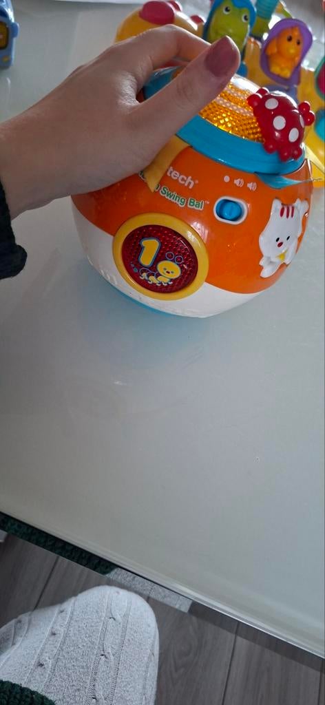 Vtech Swing Bal met geluid, Kinderen en Baby's, Speelgoed | Babyspeelgoed, Ophalen of Verzenden, Zo goed als nieuw, Overige typen