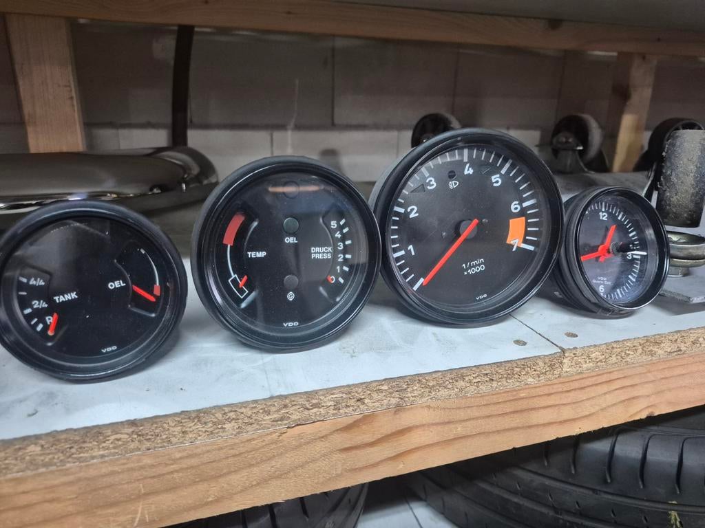 Porsche 911 Meters/ Klokken Set, Auto-onderdelen, Ophalen of Verzenden, Gebruikt, Porsche