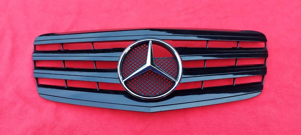 Mercedes W211 E Klasse AMG Look Grill Sportgrill Bumpergrill, Auto-onderdelen, Carrosserie en Plaatwerk, Voor, Mercedes-Benz, Nieuw