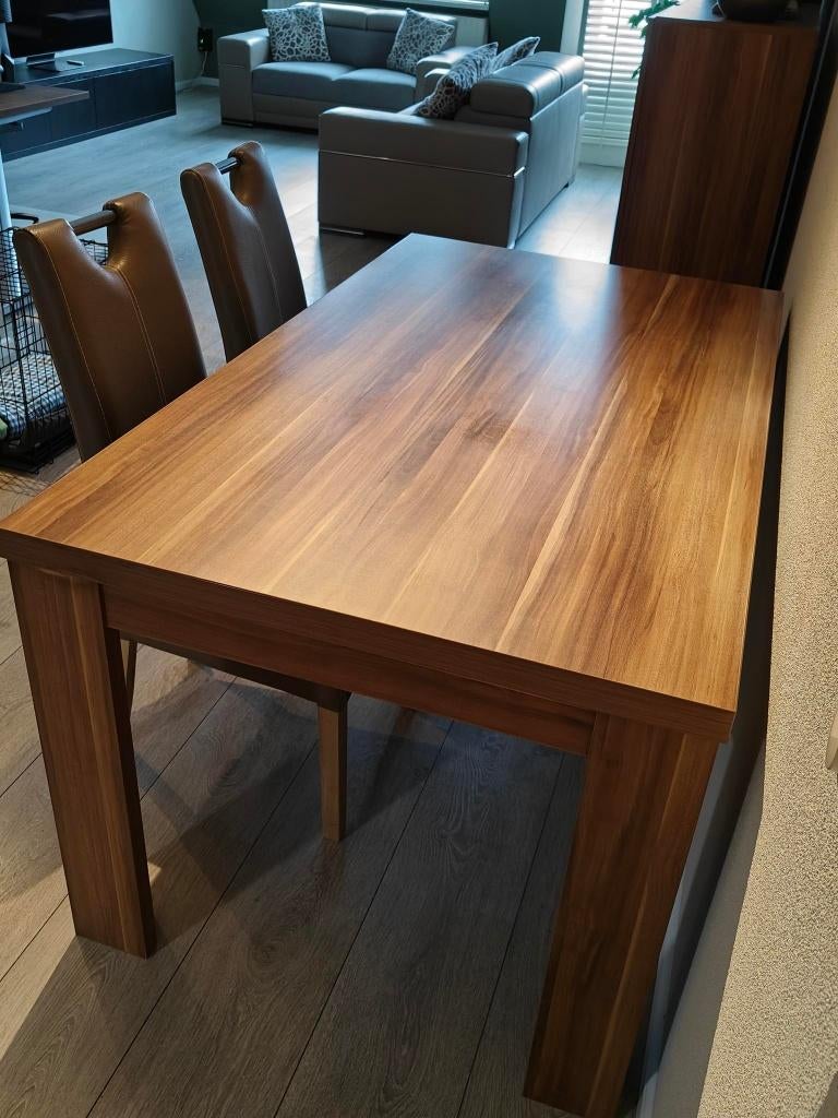 Eettafel, Huis en Inrichting, Tafels | Eettafels, Ophalen, Gebruikt, 50 tot 100 cm, 150 tot 200 cm