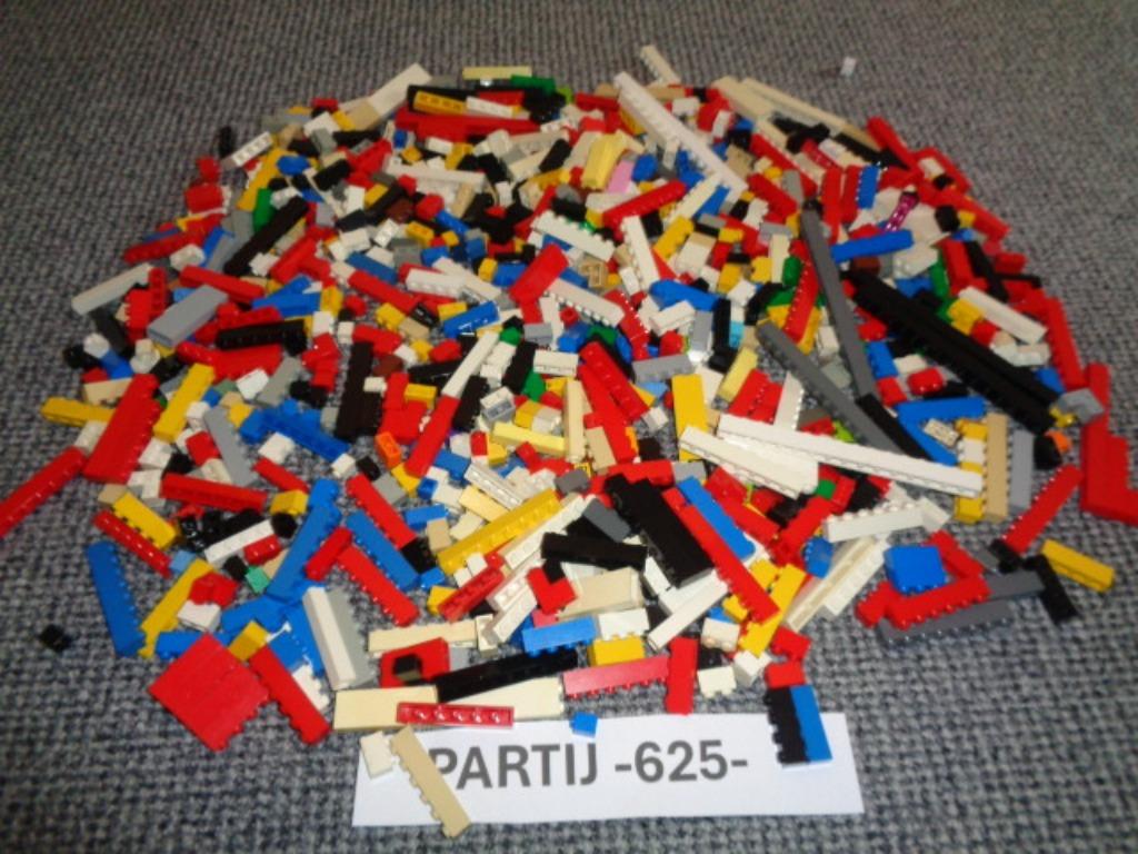 Partij 1000x Dunne Lego stenen gemengd (Meerdere sets)