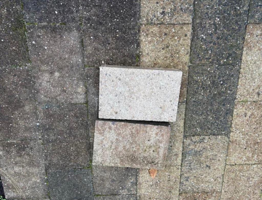 Terrastegels  gratis ophalen, Tuin en Terras, Tegels en Klinkers, Ophalen, Gebruikt, 10 m² of meer, Beton