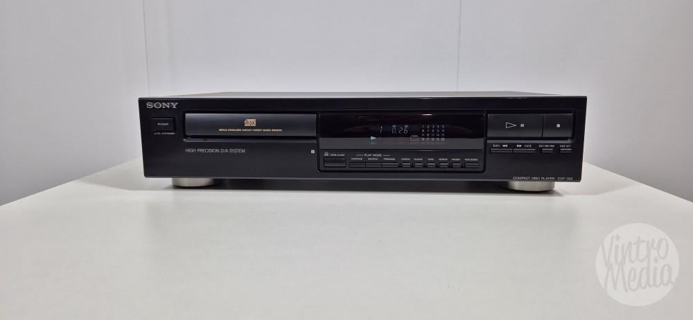 Sony CDP-392 CD-Speler | CD | 6 Maanden Garantie, Ophalen of Verzenden, Refurbished, Sony