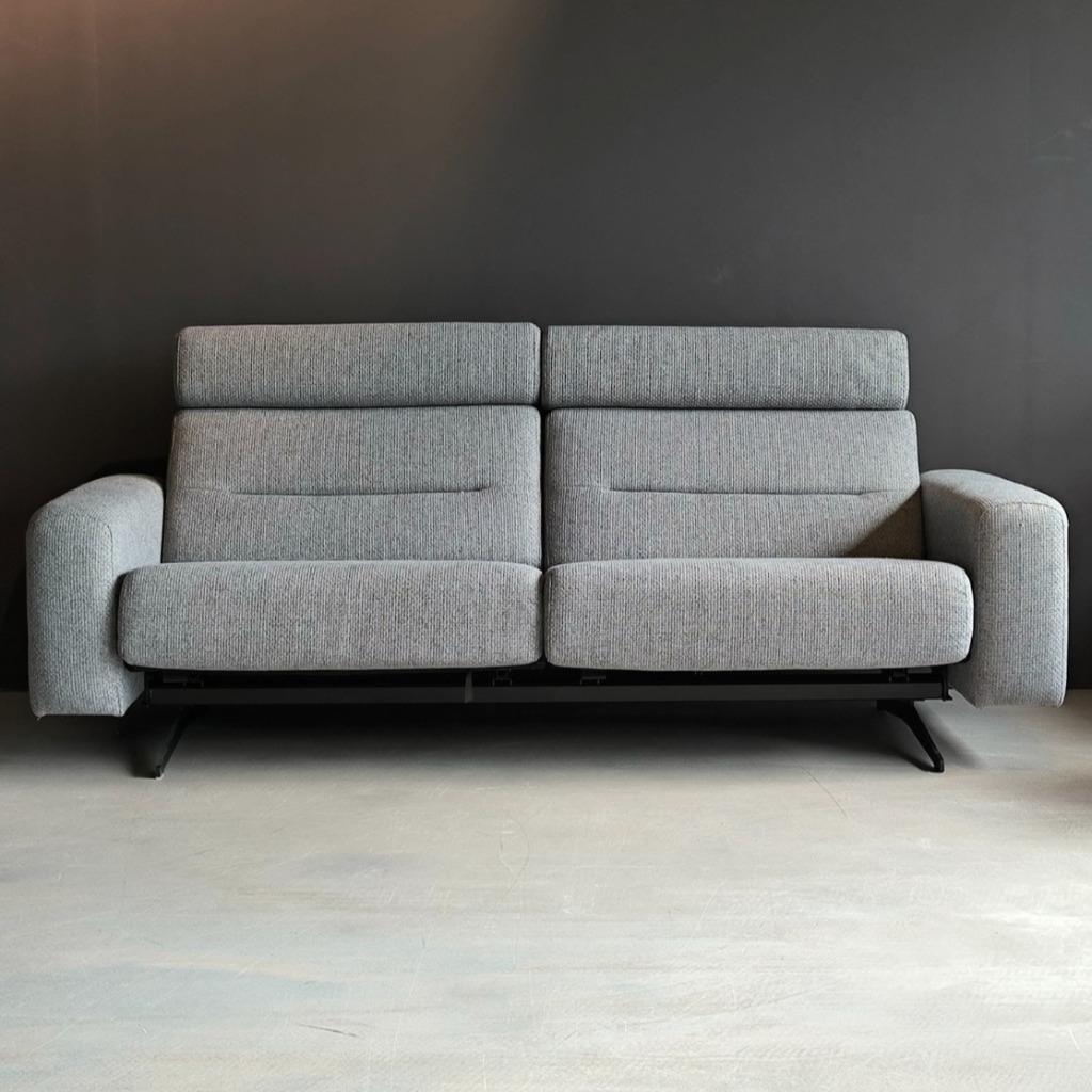 NIEUW: Stressless 2,5-Zitsbank en Hocker Stella, Ophalen, 250 tot 300 cm, 100 tot 125 cm, Rechte bank