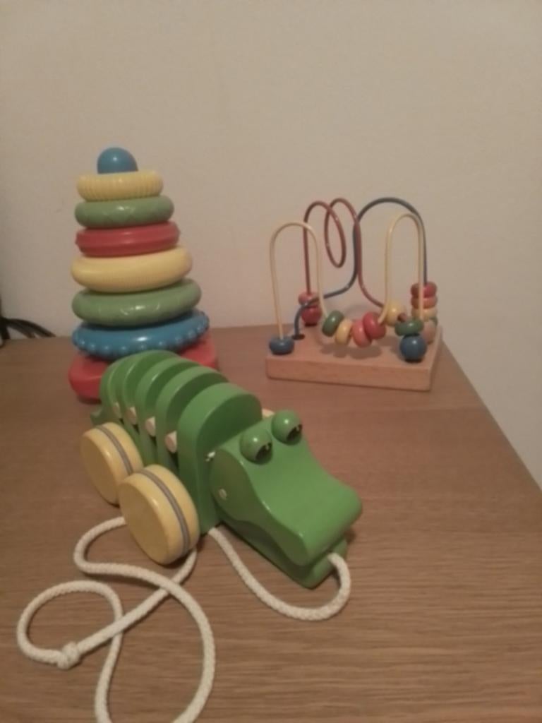 Houten krokodil  enz, Kinderen en Baby's, Speelgoed | Houten speelgoed, Ophalen of Verzenden