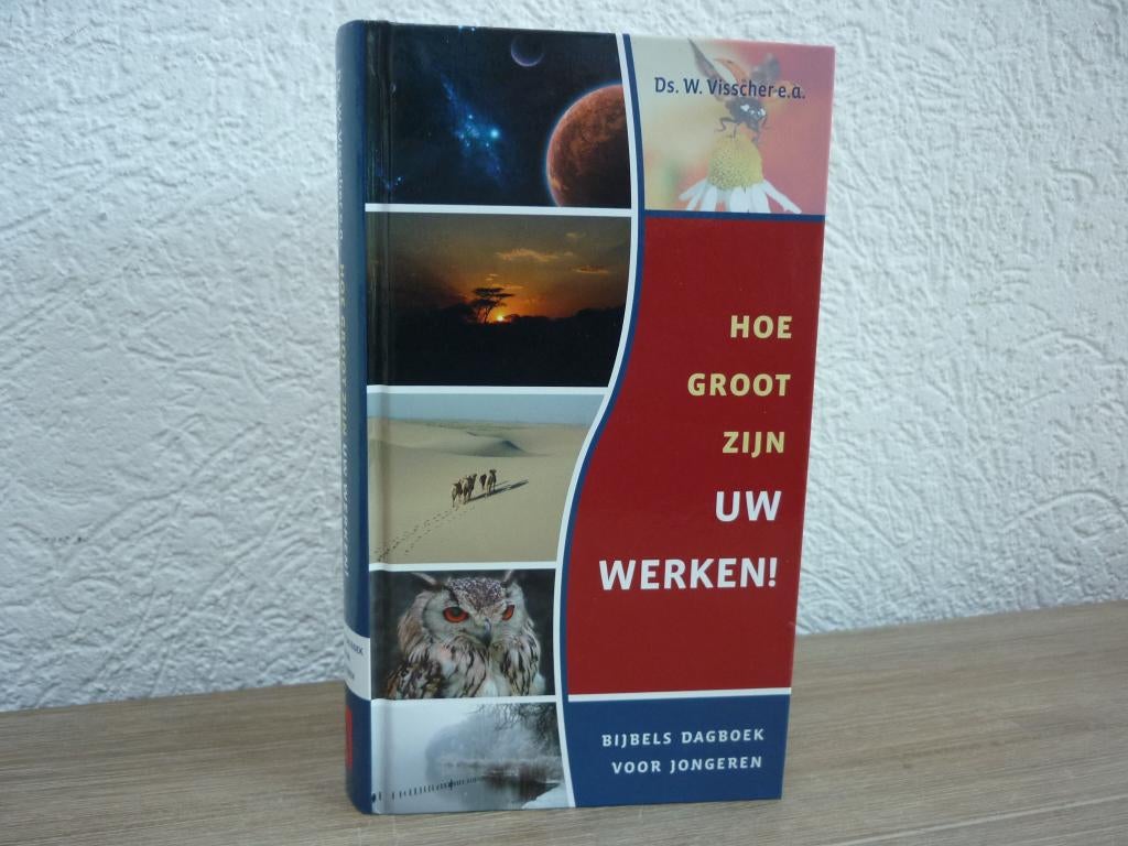Ds. W. Visscher - e.a. - Hoe groot zijn uw werken!, Boeken, Ophalen of Verzenden, Zo goed als nieuw, Christendom | Protestants