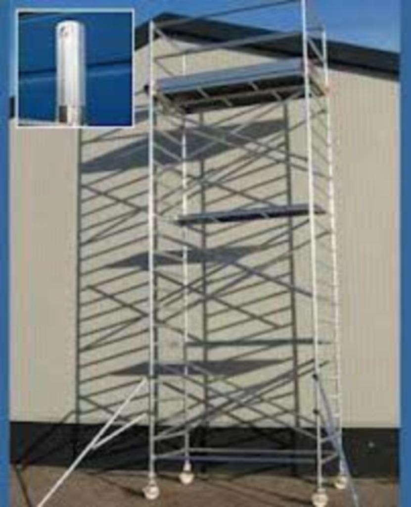 Verhuur Rolsteigers, Kamersteigers, Rolsteigerliften etc., Doe-het-zelf en Verbouw, Steigers, Ophalen of Verzenden, Zo goed als nieuw