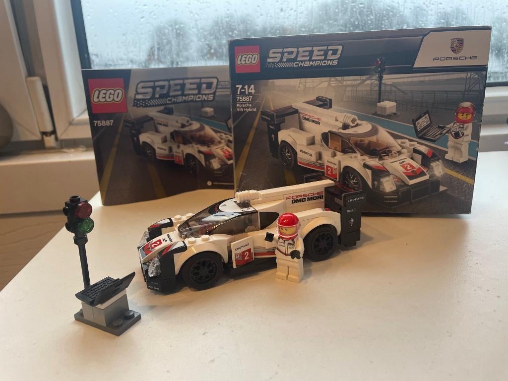 lego speed champion 75887 Porsche 919 Hybrid, Ophalen of Verzenden, Zo goed als nieuw, Complete set, Lego