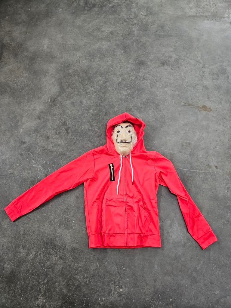 La Casa de Papel vest + masker - nieuw in verpakking, Kleding | Heren, Carnavalskleding en Feestkleding, Ophalen of Verzenden