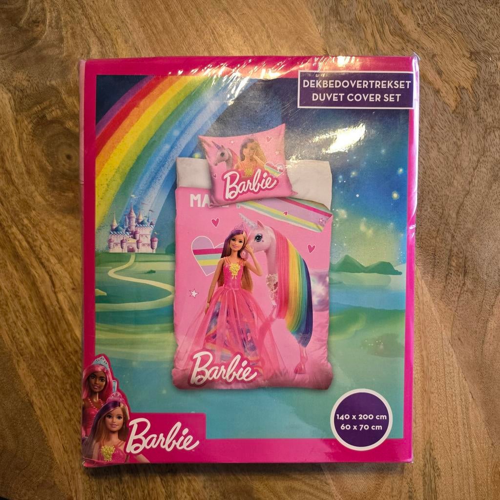 Kinder dekbedovertrek Barbie, paw patrol, unicorn, Ophalen, Jongetje of Meisje, Dekbedovertrek, Nieuw