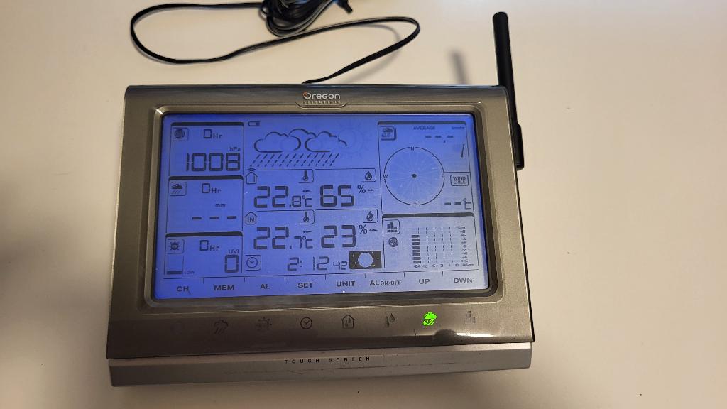 Oregon Scientific WMR200 Weerstation, Ophalen of Verzenden, Gebruikt, Weerstation