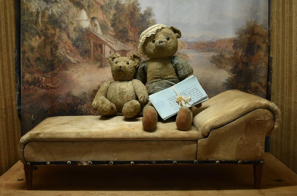 Oude Zijde Franse Kinder Sofa."Uit Aletta's Tijd", Ophalen of Verzenden