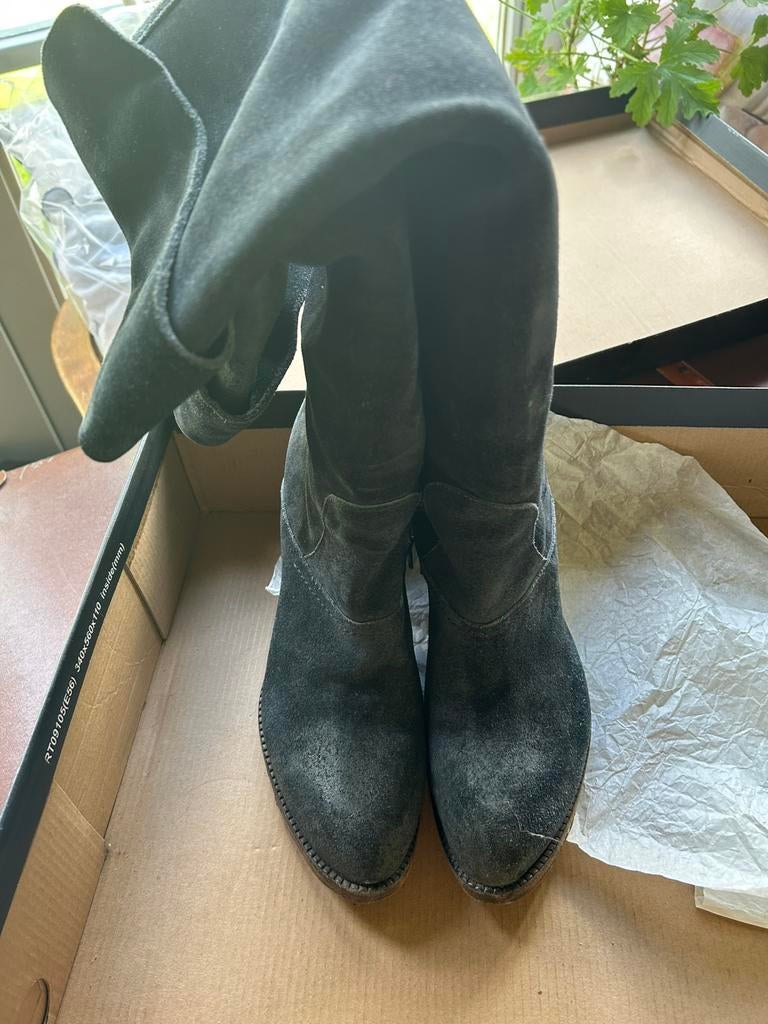 Moma leren laarzen 39,5 Blauwe hoogwaardig kwaliteit leer, Kleding | Dames, Schoenen, Ophalen of Verzenden, Zo goed als nieuw