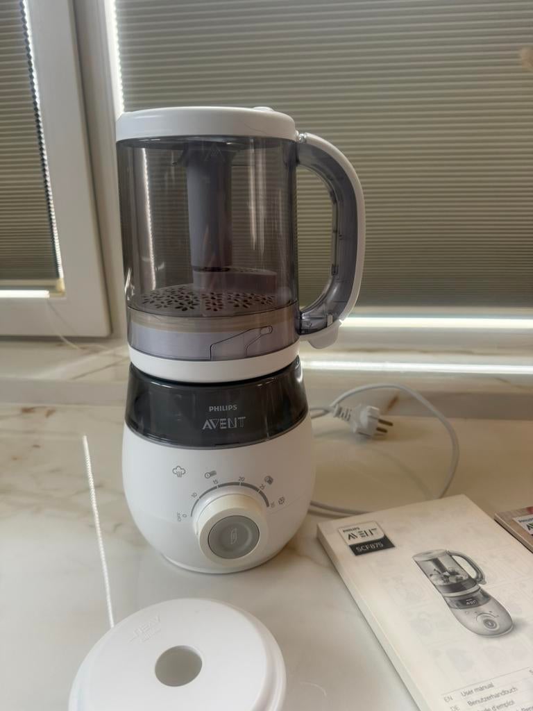 Philips avent 4 in 1  SCF875 babyvoedingmaker, Witgoed en Apparatuur, Keukenmixers, Gebruikt, Minder dan 1 liter, 3 snelheden of meer