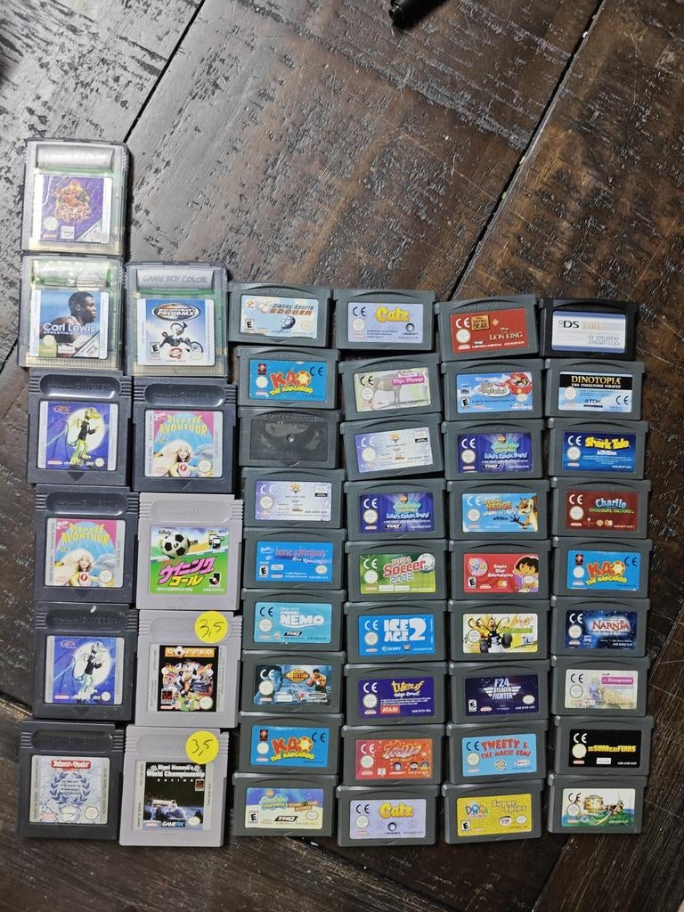 Partij 47 Gameboy spelletjes, Spelcomputers en Games, Games | Nintendo Game Boy, Gebruikt, 1 speler, Ophalen of Verzenden, Kyoto, Japan