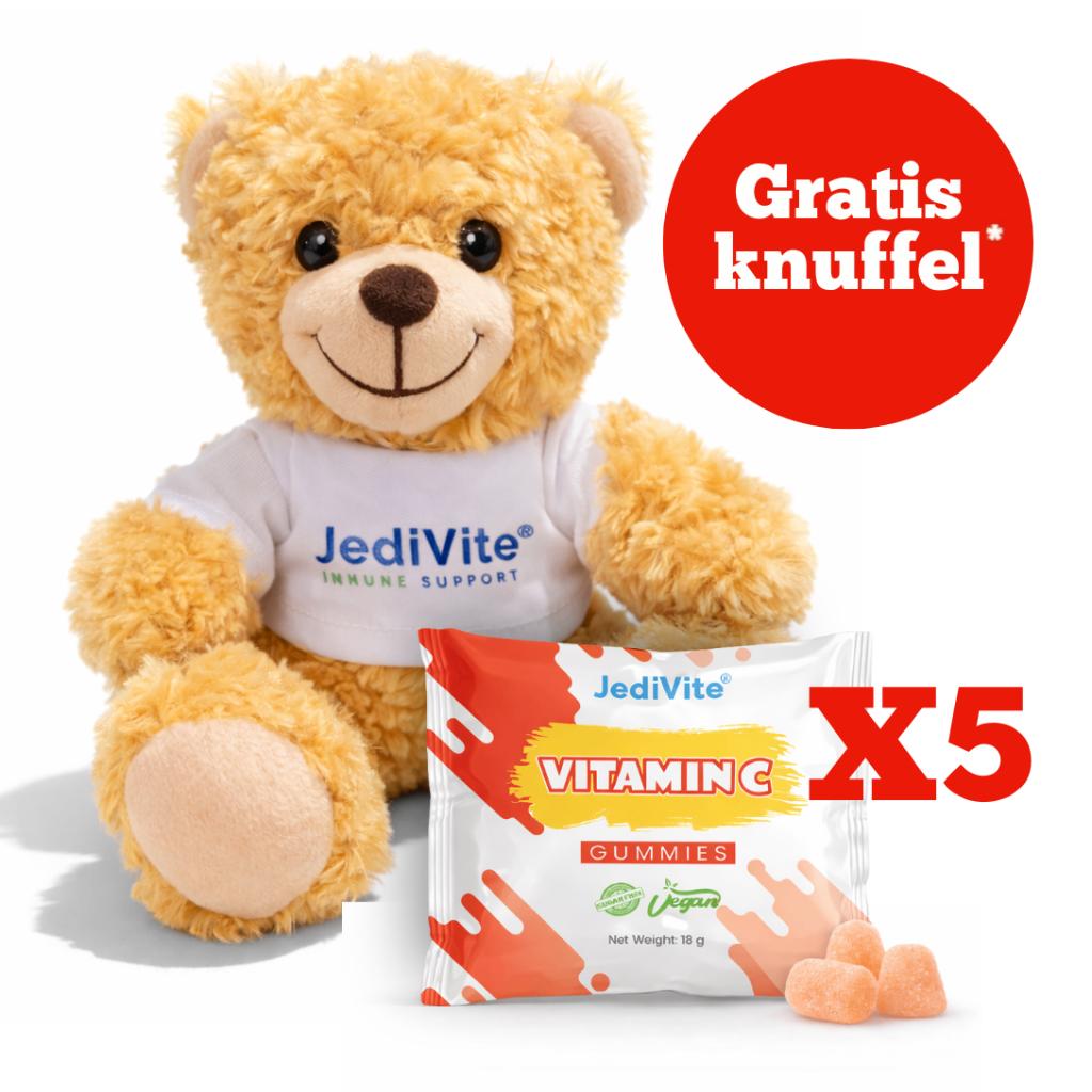 Nieuw Vitamine C gummy packs – 5 stuks + gratis knuffel, Verzenden, Nieuw, Overige typen