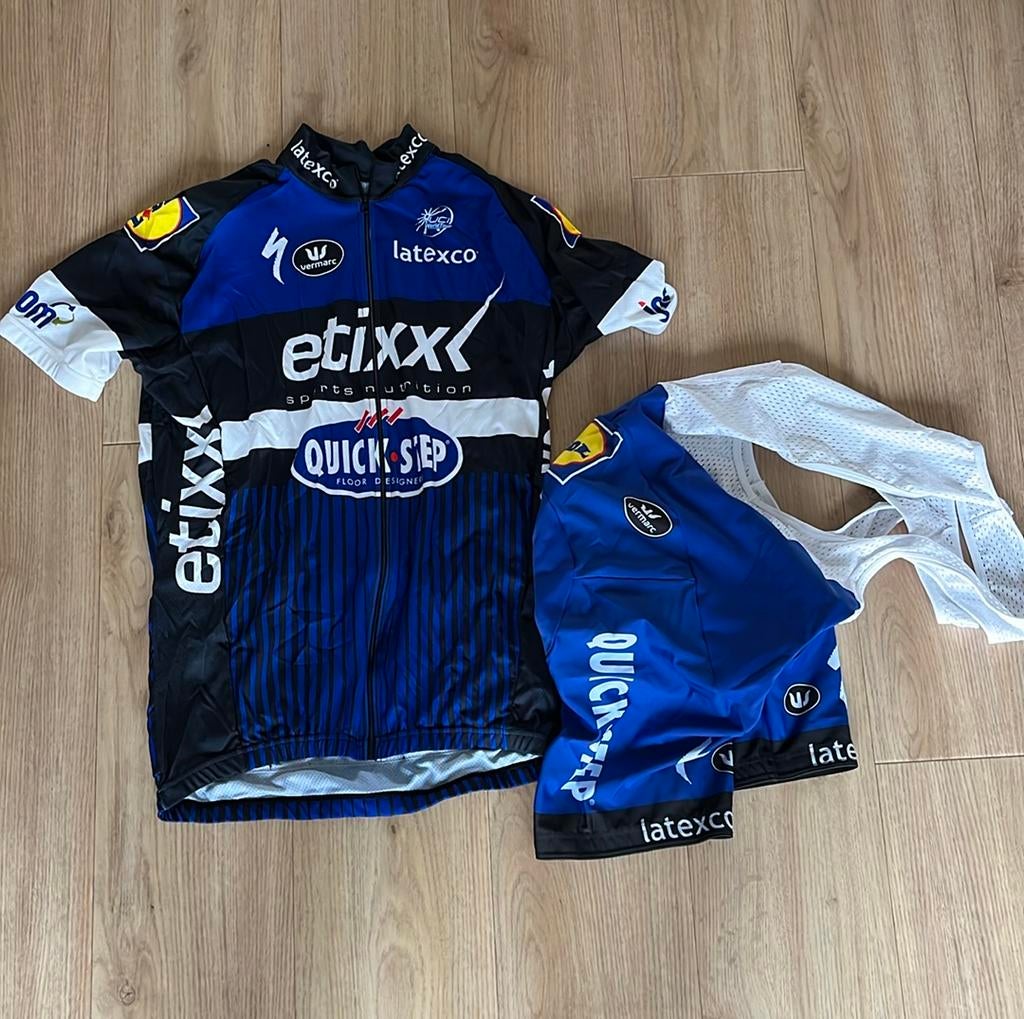 Wielrenkleding / fietssetje quickstep, Fietsen en Brommers, Ophalen of Verzenden, Zo goed als nieuw, Bovenkleding