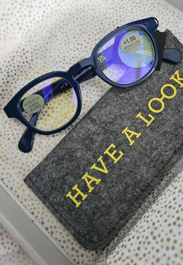 Nieuw! Leesbril met blauwfilter +0 +1 +1.5 +2 +2.5 +3, Overige merken, Blauw, Nieuw, Ophalen of Verzenden