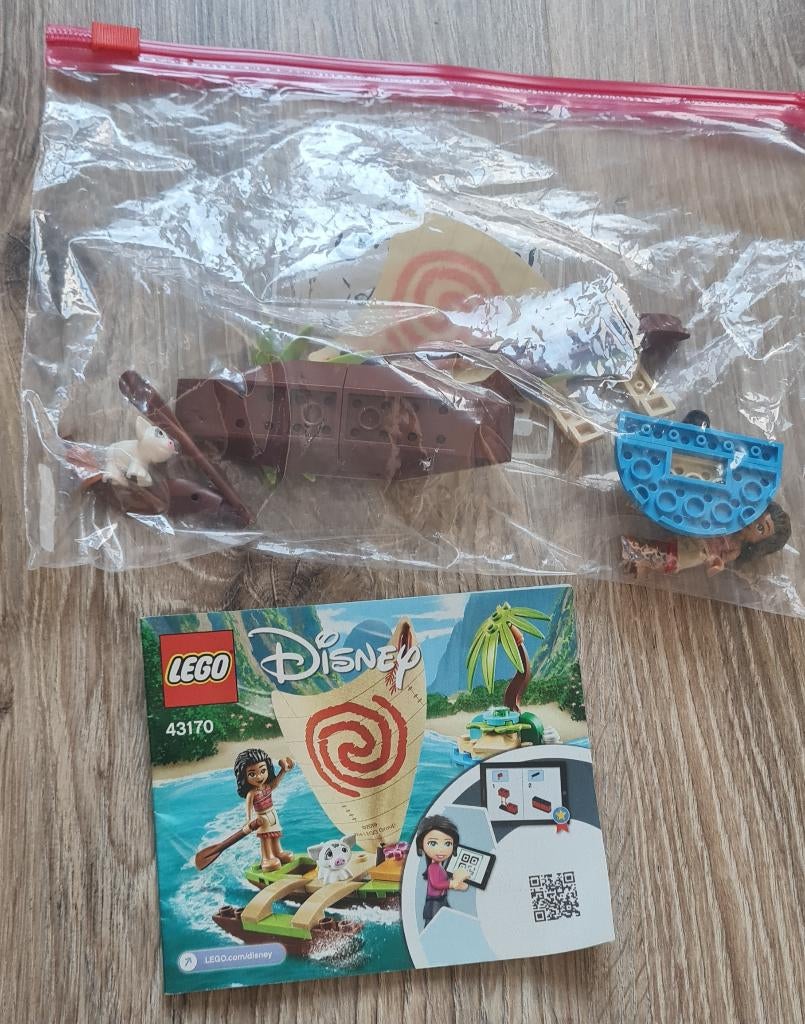 moana 43170, Ophalen of Verzenden, Zo goed als nieuw, Complete set, Lego