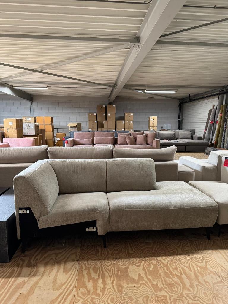 Ottomane Bamaga l Whoon l Meubilex l van €940,- voor €299,-, Ophalen, Tweepersoons, Zo goed als nieuw, Stof