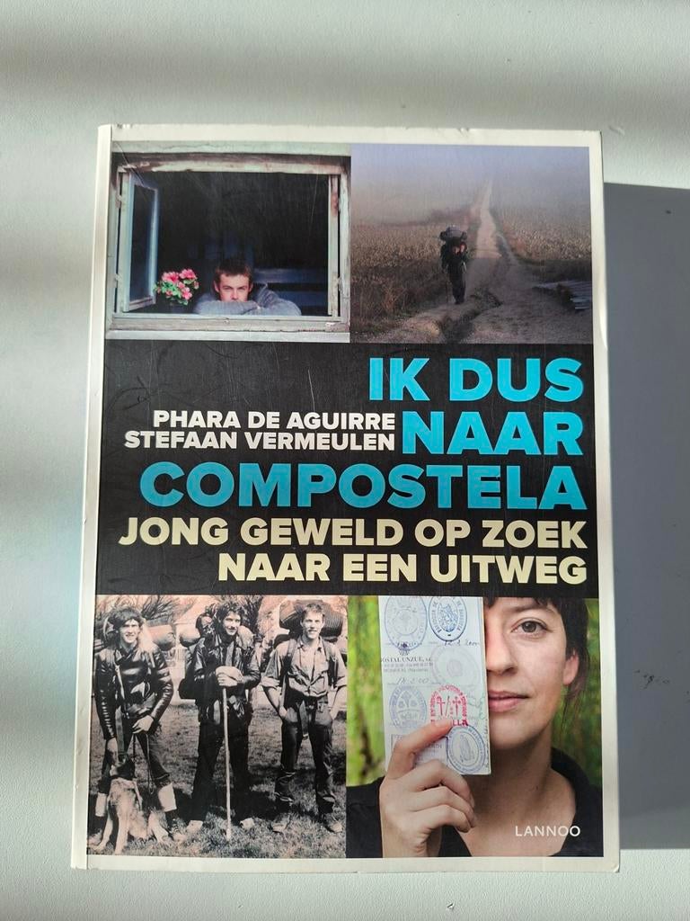 Ik Dus Naar Compostela - Jong Geweld, Boeken, Reisverhalen, Ophalen of Verzenden, Zo goed als nieuw, Phara de Aguirre, Stefaan Vermeulen