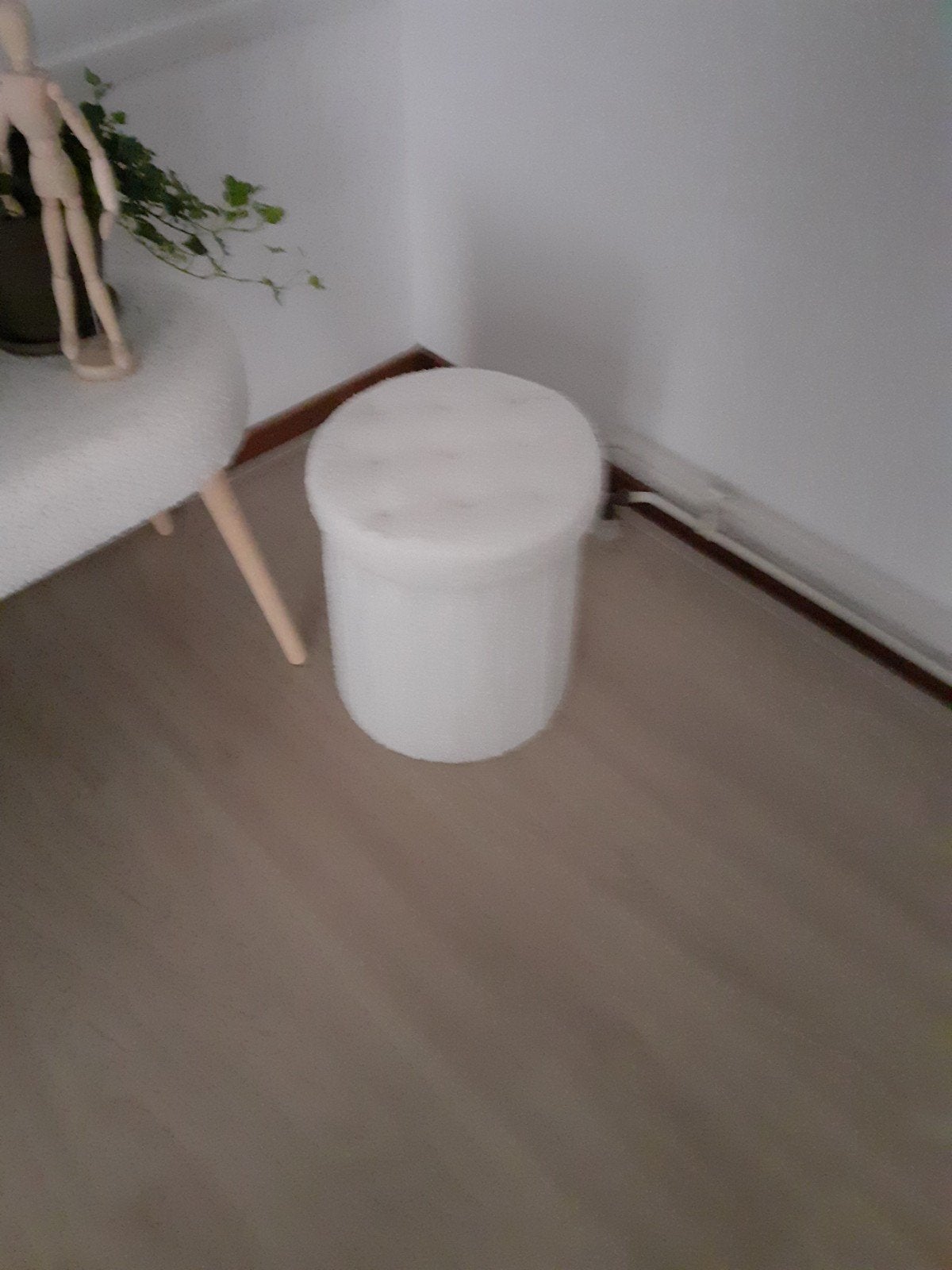 teddy opbergpoef, Huis en Inrichting, Ophalen, Minder dan 50 cm, Rond, Nieuw