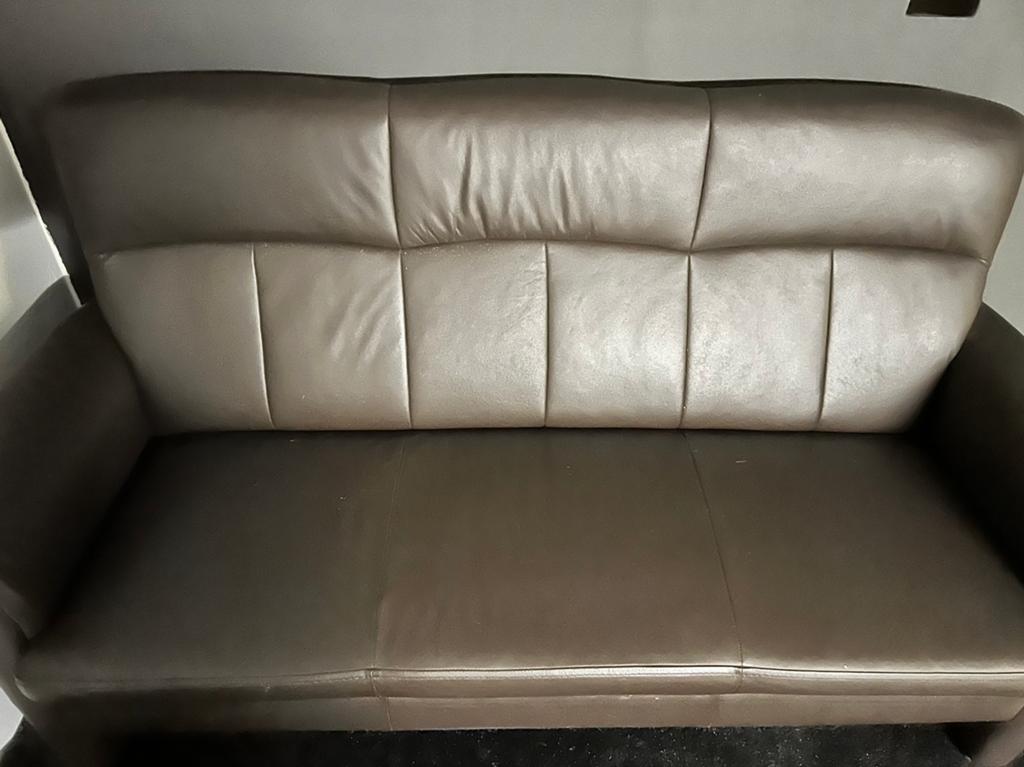 Bank zgan, Ophalen, 150 tot 200 cm, Tweepersoons, Leer