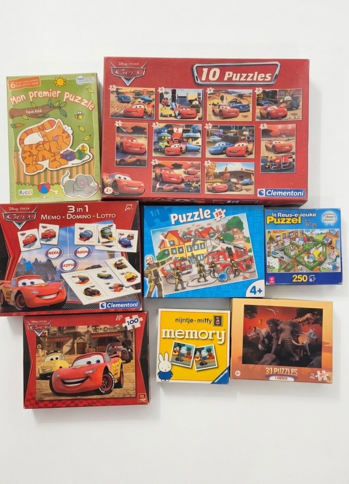 GRATIS Diverse puzzels en spellen voor kinderen, Ophalen, Meer dan 50 stukjes, Gebruikt, 2 tot 4 jaar