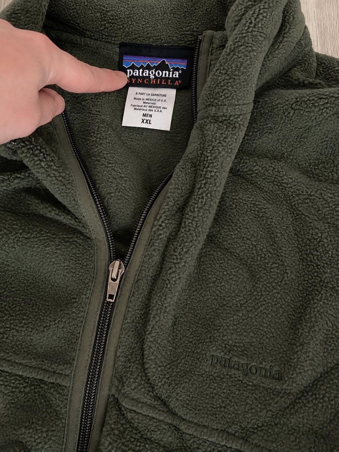 Patagonia Synchilla Fleece Bodywarmer XXL Olijfgroen, Patagonia Europe Coöperatief U.A., Verzenden, Directsales.europe@patagonia.com
