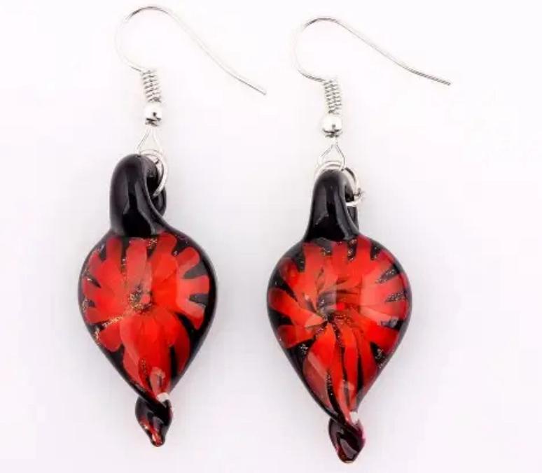 Oorbellen Muranoglas, Sieraden, Tassen en Uiterlijk, Oorbellen, Ophalen of Verzenden, Nieuw, Overige materialen