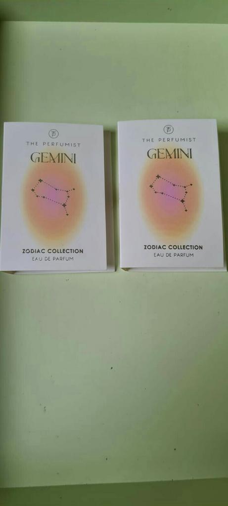 The perfumist zodiac collection gemini eau de parfum 2x1ml, Ophalen of Verzenden, Nieuw