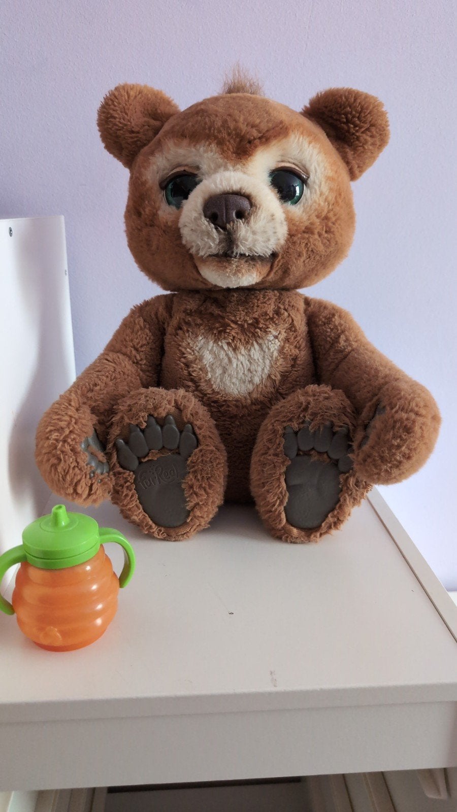 FurReal Cubby, de nieuwsgierige interactieve beer, Kinderen en Baby's, Overige merken, Beer, Ophalen of Verzenden, Zo goed als nieuw
