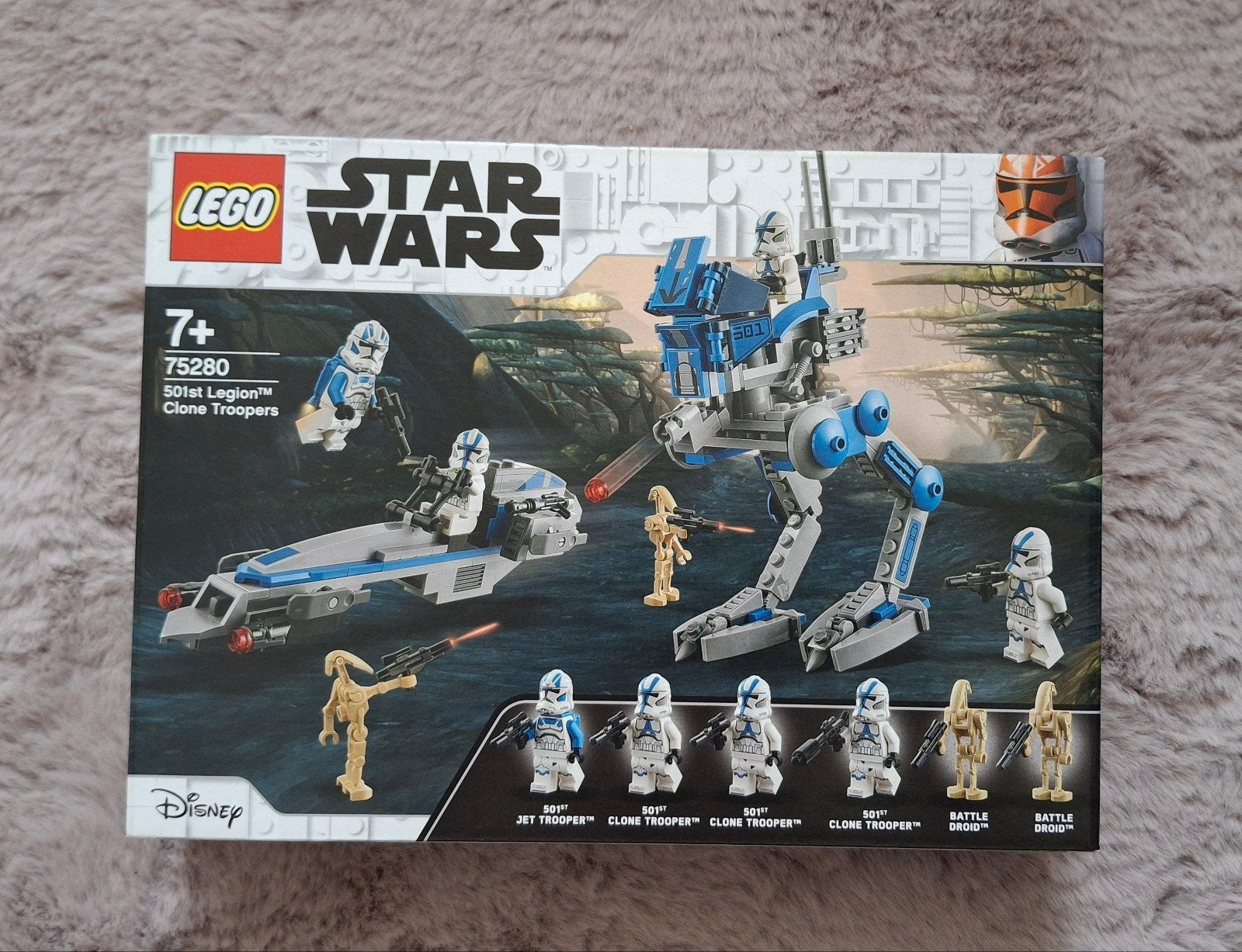 LEGO Star Wars - 75280 - 501st Legion Clone Troopers, Inclusief accessoires, Star Wars, Lego, Nieuw