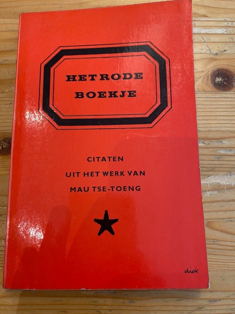 Het rode boekje - Mau Tse Toeng, Gelezen, Ophalen of Verzenden, C. Schepel, Azië