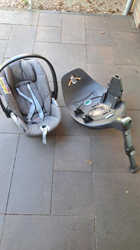 Cybex Platinum Cloud Z i-Size autostoel met Isofix base, Gebruikt, Zijbescherming, Isofix, 0 t/m 13 kg