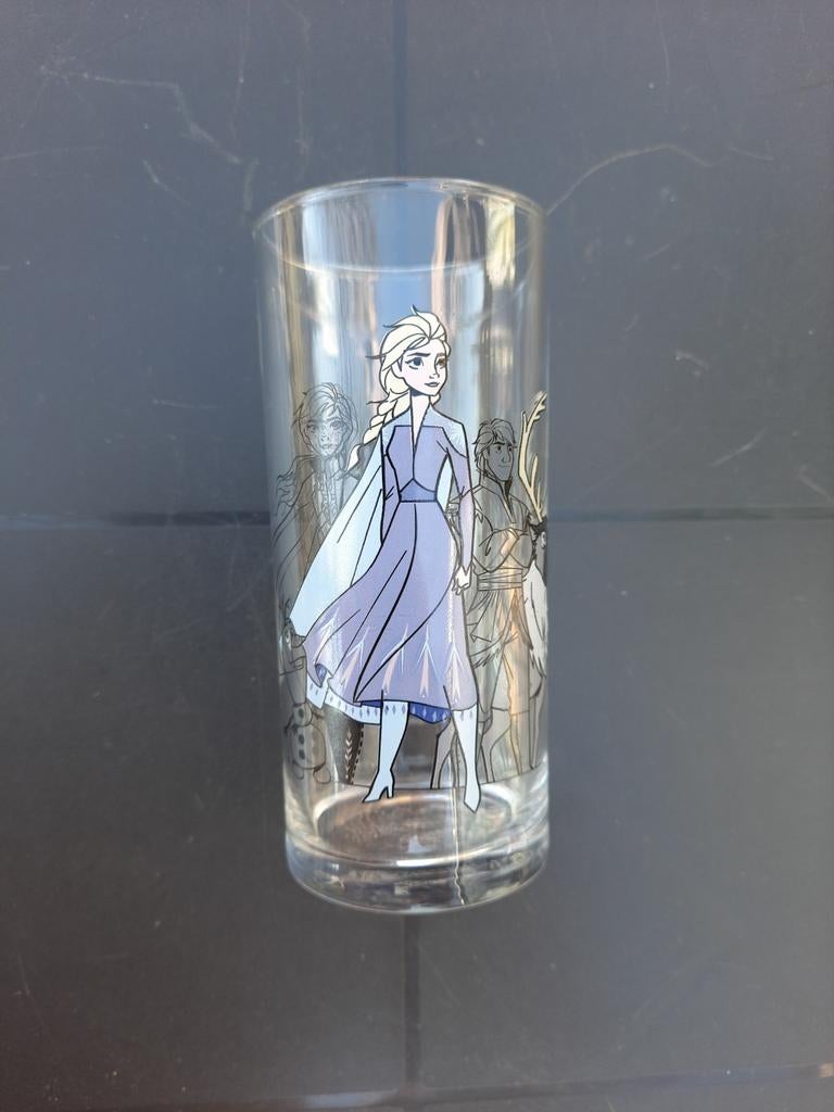 Disney Frozen 2 Elsa Drinkglas - 290 ml, Ophalen of Verzenden, Overige figuren, Nieuw, Servies