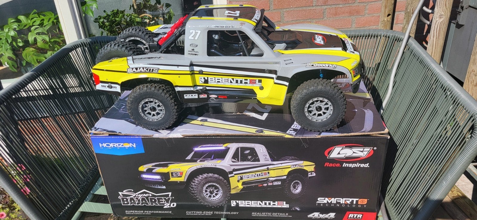 Losi Super Baja Rey 2.0 RC Truck, Ophalen of Verzenden, Zo goed als nieuw, Overige schalen, Auto offroad