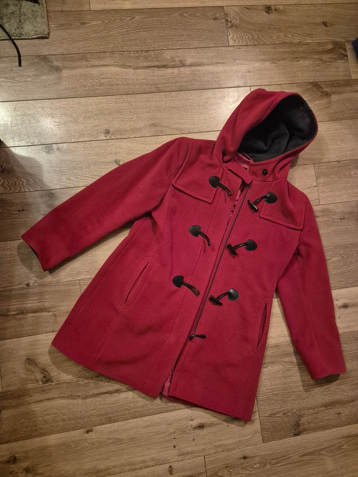 Gil Bret Duffle Coat - Cashmere & Wol - Maat 44, Maat 42/44 (L), Ophalen of Verzenden, Zo goed als nieuw, Gil Bret