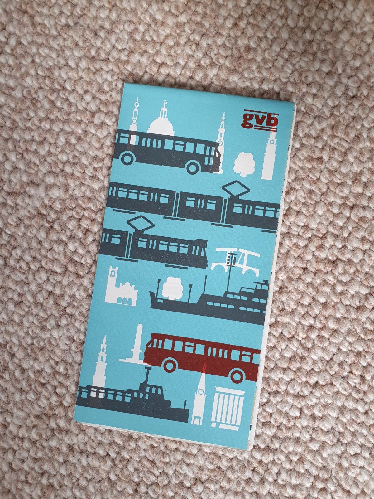 GVB reisplanner 1966, Overige merken, Europa, Ophalen of Verzenden, Zo goed als nieuw