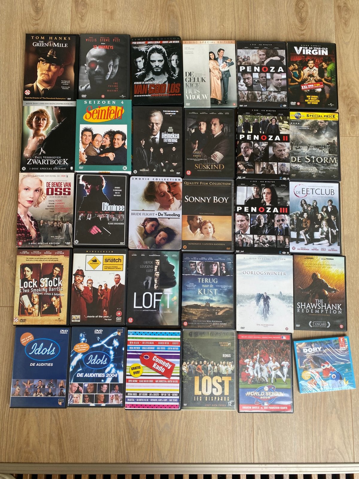 Ruim 30 dvd’s. Penoza, oorlogswinter, zwartboek, loft snatch, Vanaf 12 jaar, Ophalen of Verzenden, Zo goed als nieuw