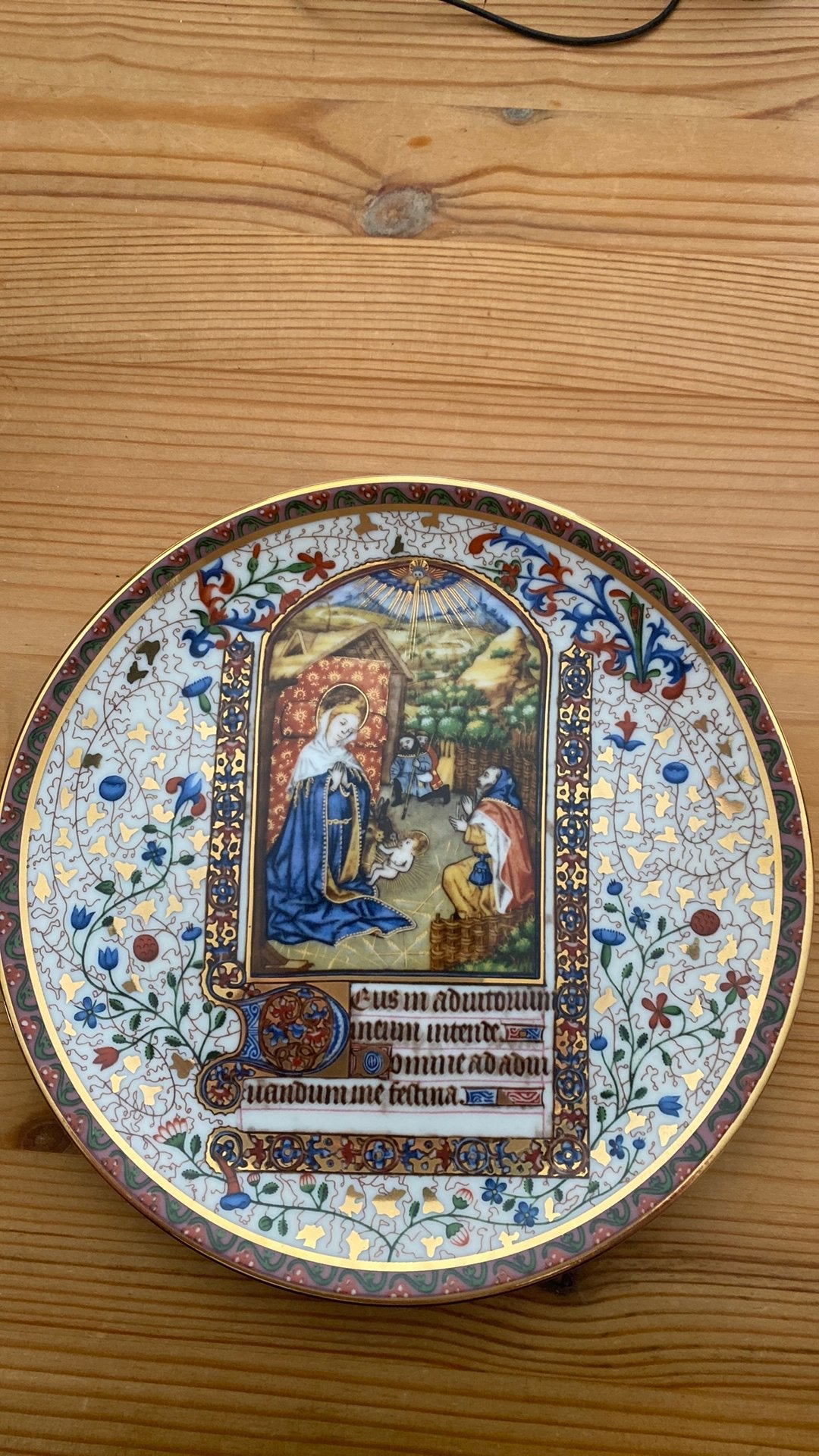 Bradex "La Nascita di Gesù" Keramische Plaat - 1991, Antiek en Kunst, Ophalen of Verzenden