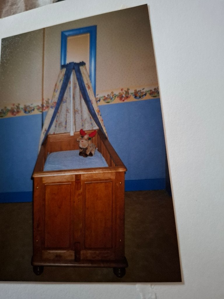 Babyledikant 2 stuks en plank, Ophalen, Zo goed als nieuw, Ledikant