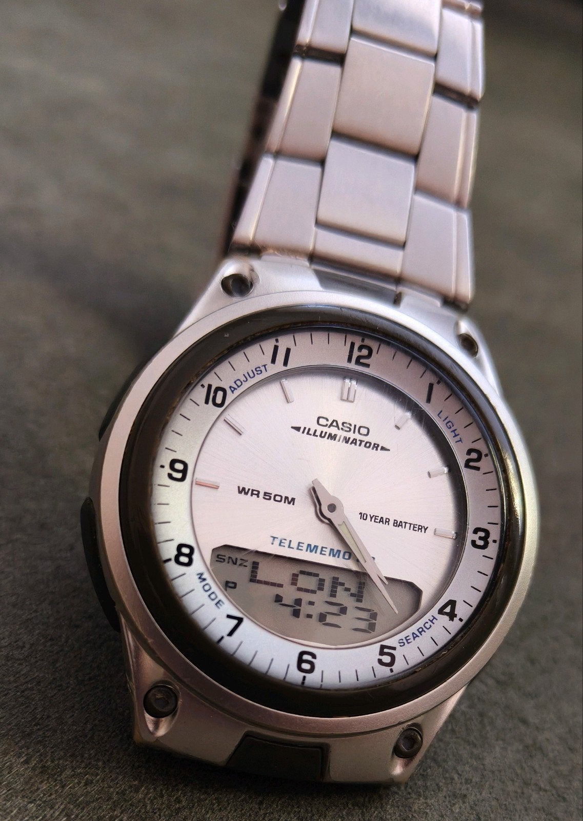 Casio horloge, Ophalen of Verzenden, Zo goed als nieuw, Zwart, IOS